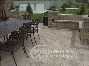 Elevated Stone Patio Walls 3